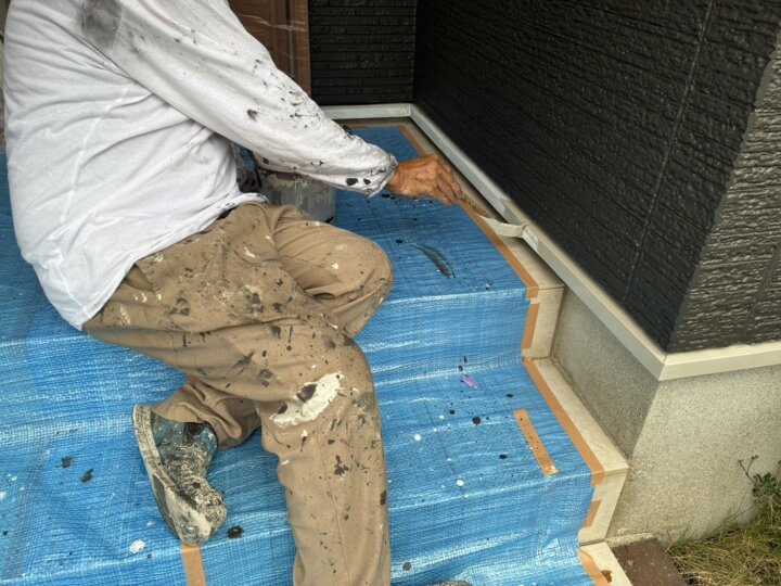 【下塗り２回目】水切り