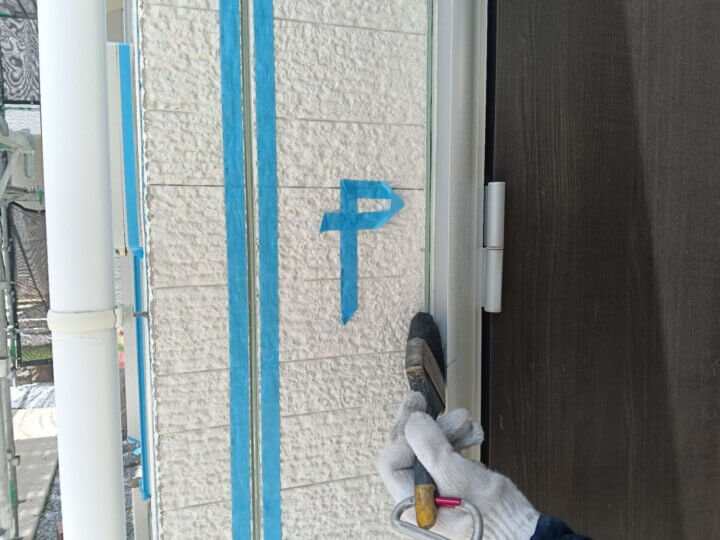 【撤去後清掃】建具廻りコーキング