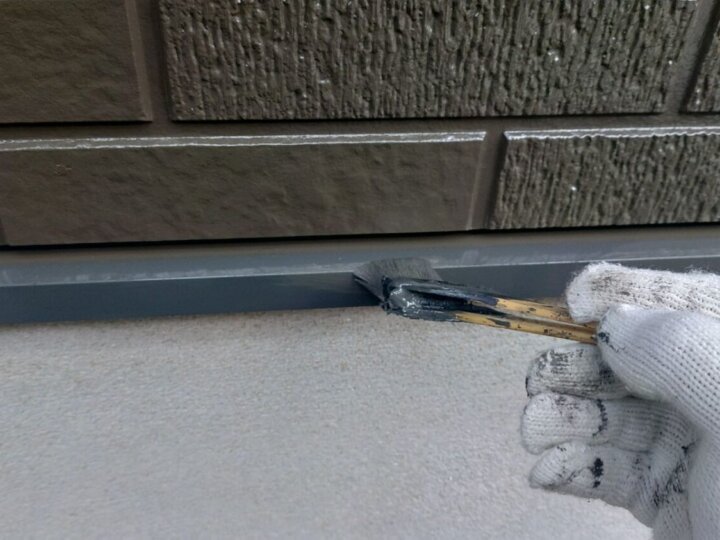 【上塗り】水切り