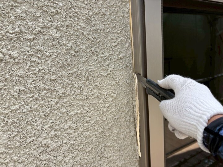 【撤去】建具廻りコーキング