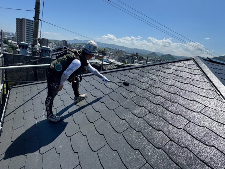 【上塗り】屋根