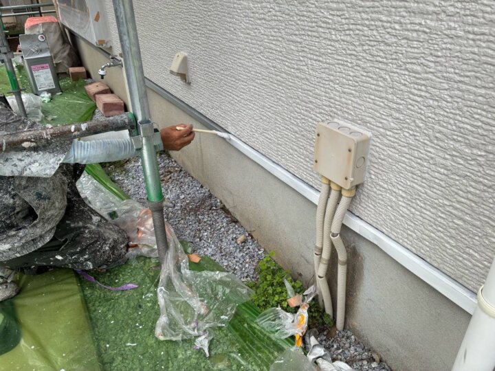 【錆止め(下塗り)】水切り