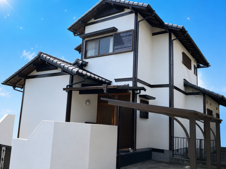 福岡市東区【45坪】外壁塗装