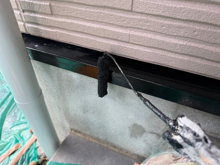 【上塗り】水切り