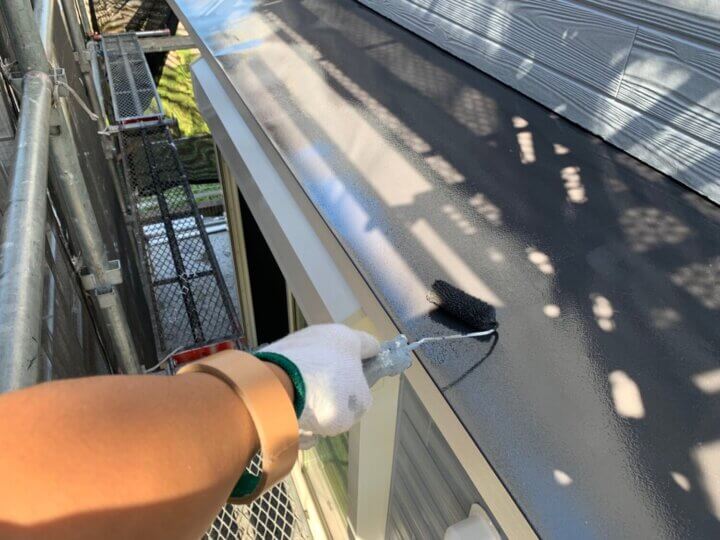 【上塗り】庇